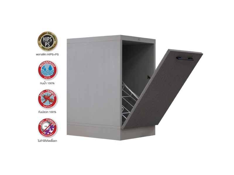CTB04 ตู้เคาน์เตอร์ถังขยะ