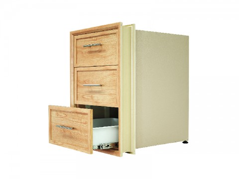 ตู้ลิ้นชัก 3 ชั้น Triple Drawer Cabinet (TA)