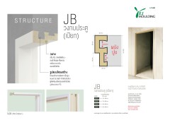 วงกบประตูรุ่น JB (แบบเปียก)